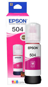 BOTELLA DE TINTA EPSON T504320-AL MAGENTA PARA IMPRESORA L4150