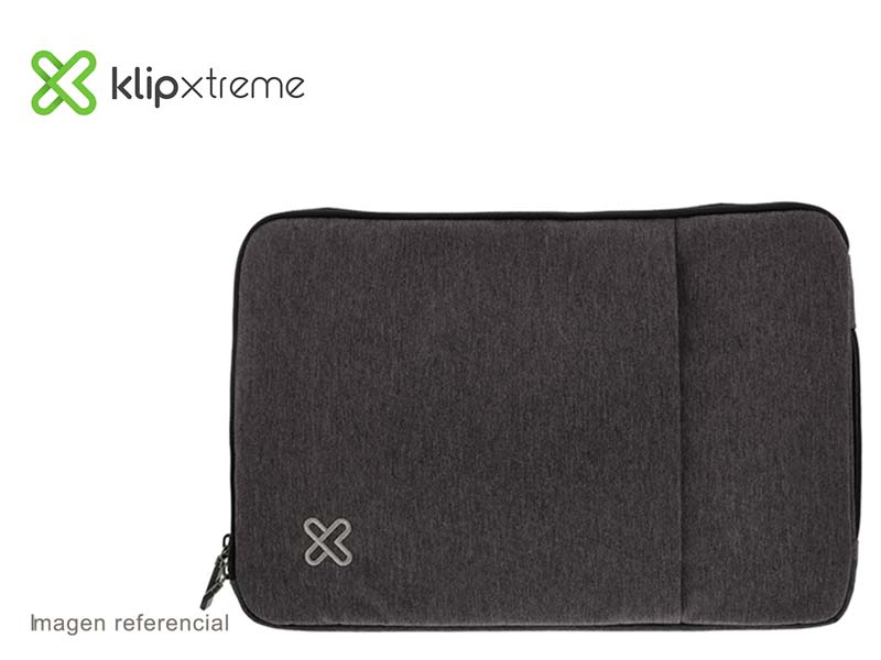 BULTO PARA NOTEBOOK KLIPX SQUAREPRO TIPO SLEEVE 15.6" TIPO SLEEVE, MARRON OSCURO (KNS-420GR)