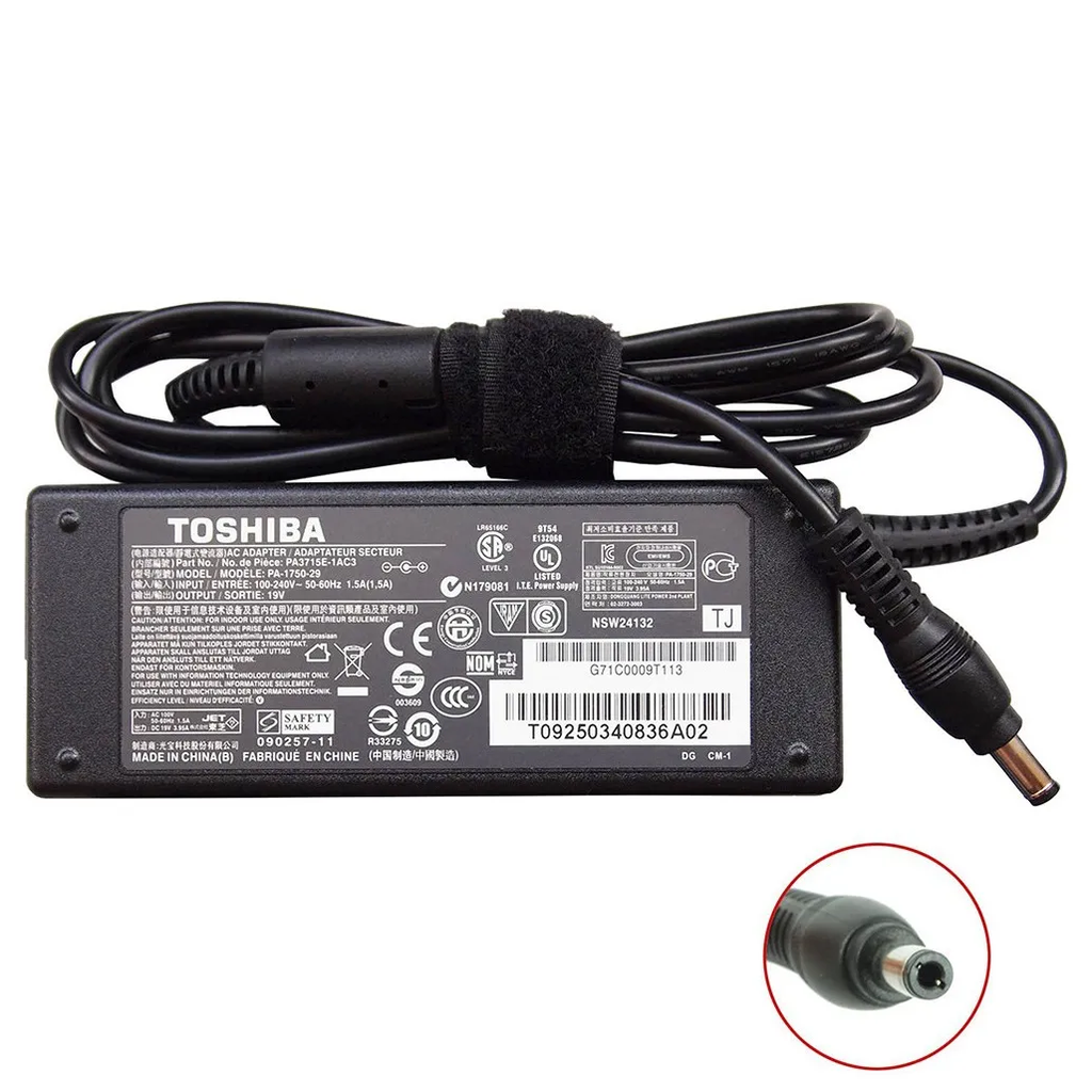 CARGADOR TOSHIBA ORIG. 65W