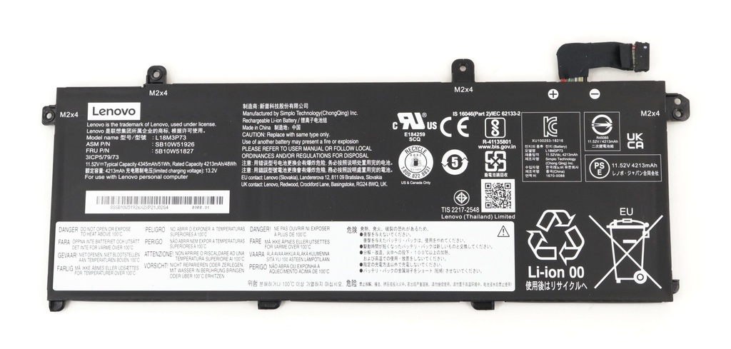 BATERIA Lenovo T490/P14s Gen 2