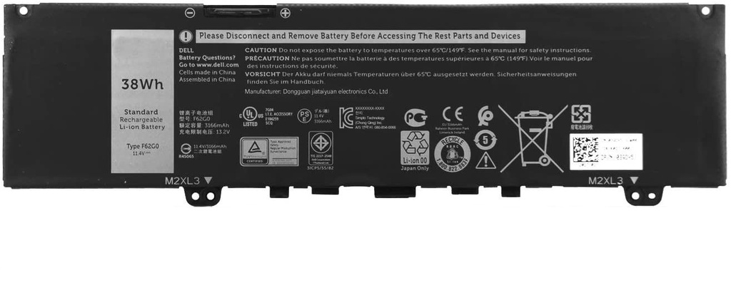BATERIA Dell Inspiron 13 7000 serie 2 en 1 7373 7370 7380 7386