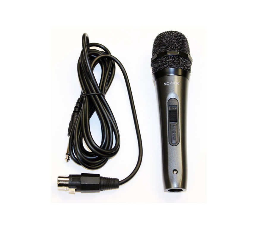 MYO-MIC-CA - MICROFONO MYO ALAMBRICO METALICO 
CON CABLE DE 1.5M         (MYO-MIC-CA)
