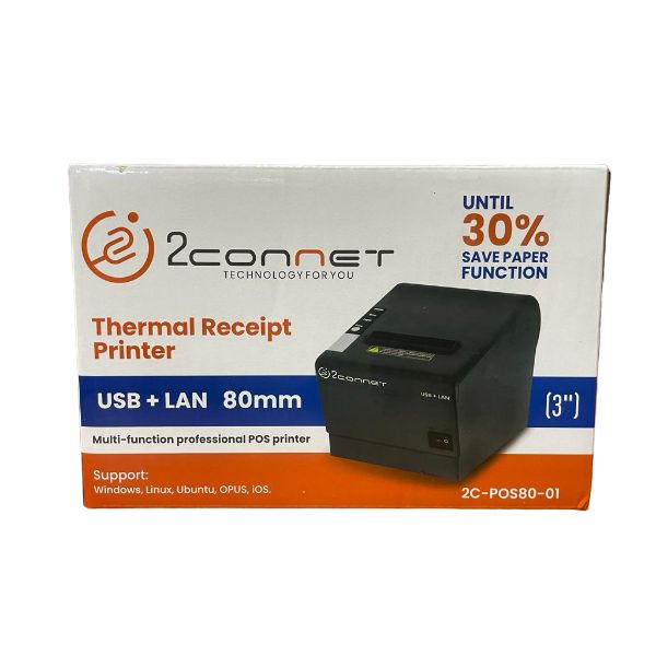 2CONNET IMPRESORA 2C-POS80-01 USB +LAN 80MM