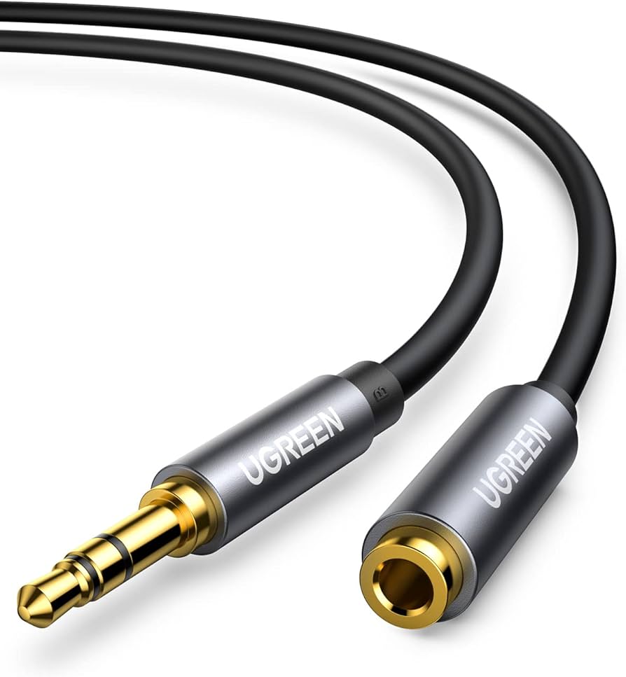 CABLE EXTENSIÓN AUXILIAR HEMBRA DE PLUG 3.5