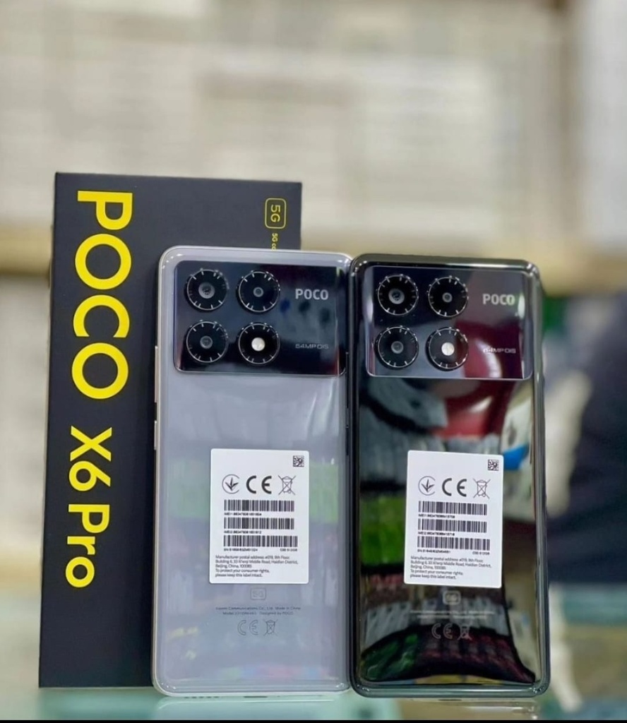 CELULAR POCO X6 5G COLOR NEGRO DE 512GB-12RAM
