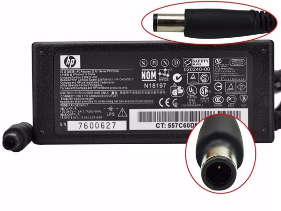 CARGADOR HP ORIG 65W/90W PLUG ANCHO