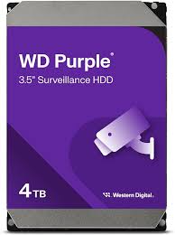 [94927WD43PURZ] DISCO DURO 4TB P/VIDEOVIGILANCIA  WESTERN DIGITAL SATA 6GB/S 3.5" 5640 RPM/256MB. WD43PURZ