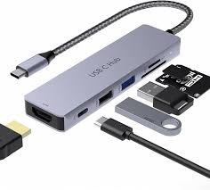 [XTC-564]   HUB USB-C XTECH MULTIPUERTOS 5 EN 1, 1X HDMI HEMBRA 4K, 2X USB-A (2.0 / 3.0), LECTOR DE TARJETA SD Y MICRO SD