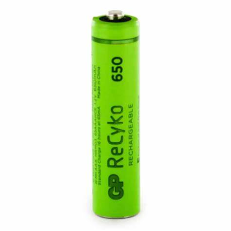 BATERIA GP RECYKO AAA RECARGABLE 650 MAH 