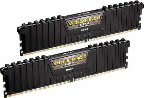 2x8= 16 GB ram DDR4 Corsair 3600MHZ