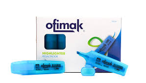 [641] RESALTADOR AZUL PLANO OFIMAK OK267/ NUSTAR 641