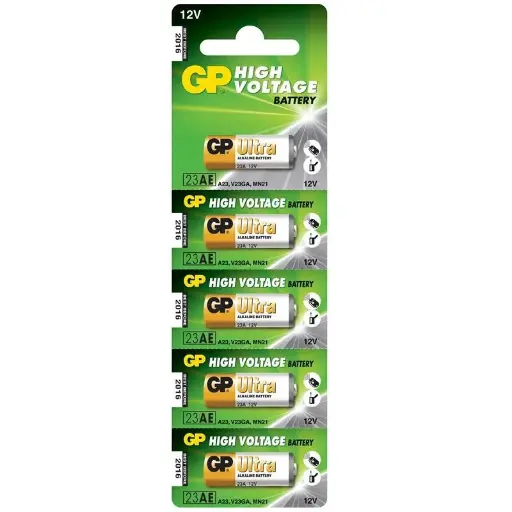 GP 23A Blister x 5 Pilas Alto Voltaje 12v