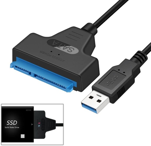 CABLE USB A SATA