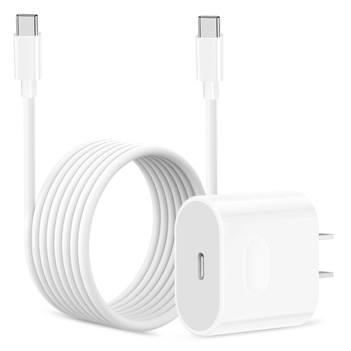 CABLE IPHONE 15 PRO MAX 25 W USB-C POWER ADAPTER / USB-C TO C CABLE