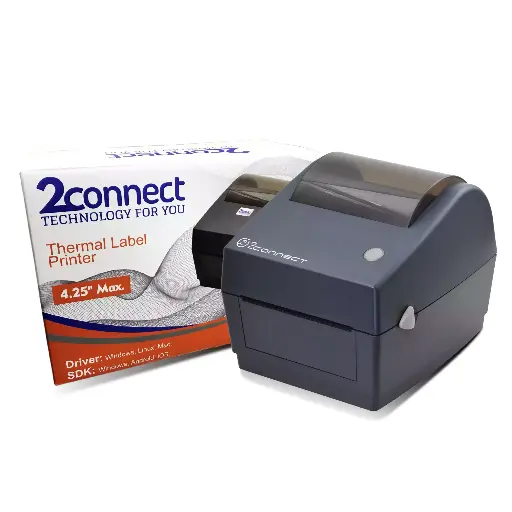 [2C-LP427B] 2CONNET THERMAL LABEL PRINTER 4.25 ADJUSRABLE 