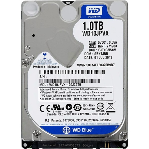 DISCO DURO 1TB HDD LAPTOPS