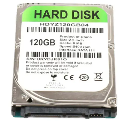 DISCO DURO 120 HDD LAPTOPS