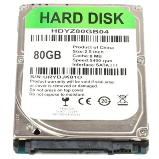DISCO DURO 80GB HDD LAPTOPS