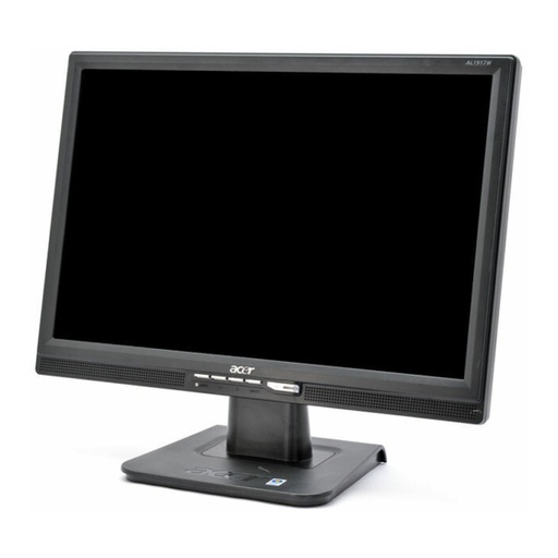 [AL1917W Abd] MONITOR ACER AL1917W 
