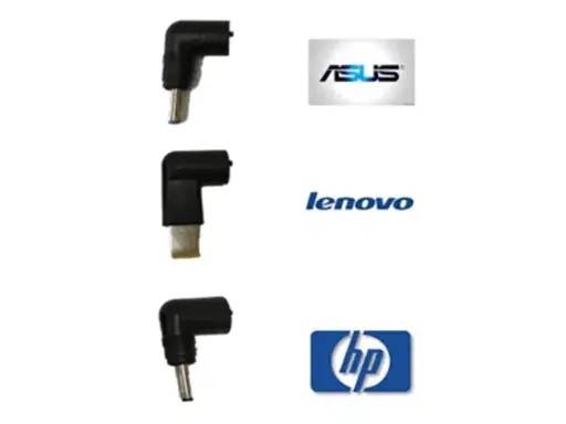 [AGI-T90TIPS] ADAPTADOR DE 3 PUNTAS PARA CARGADOR AGILER AGI-TR90A PARA LAPTOPS HP, LENOVO Y ASUS, MODELOS RECIENTES
