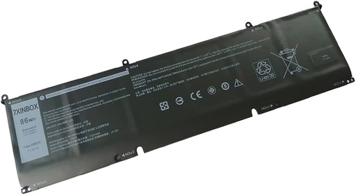 [69KF2] BATERIA Dell XPS 15 9500/Precision 5550/G7 7500, G15 5510, G15 5511, G15 551