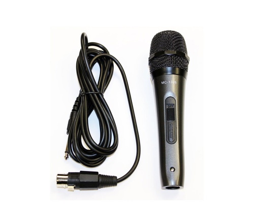 MYO-MIC-CA - MICROFONO MYO ALAMBRICO METALICO 
CON CABLE DE 1.5M         (MYO-MIC-CA)