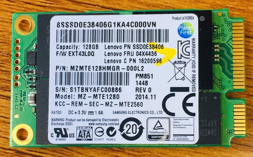 DISCO MZ 128 SSD SAMSUNG