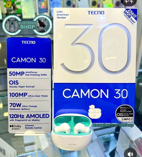 CELULARES TECNO CAMON 30 16/256