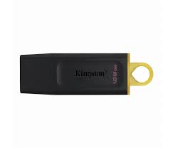 MEMORIA USB 128GB KINGSTON, 3.2 DATA 
TRAVELER EXODIA (NEGRO + AMARILLO)