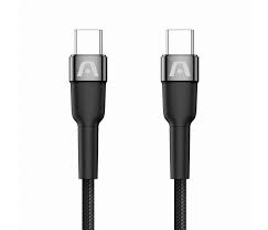 [ARG-CB-0070WT]  CABLE TIPO-C A TIPO-C ARGOM, 6 
PIES, 65W PD CARGA RÁPIDA, FLEXIBLE, BLANCO