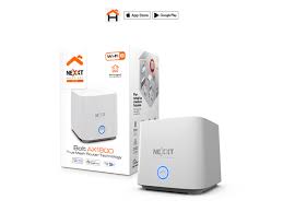 [NCM-X1800]  ROUTER WIRELESS MESH NEXXT BOLT 
AX1800, SISTEMA INALAMBRICO COMPLETO PARA EL 
HOGAR (MESH), 1 UNIDAD, DUAL BAND 2.4GHZ/5GHZ 
574MBPS - 1200MBPS 3 ETHERNET PORT, (NCM-X1800)