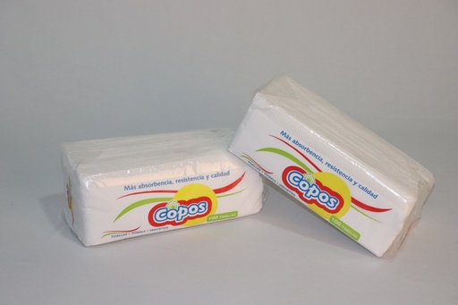 [ST-017] Servilletas blanca de mesa Copos -fardo 10/400