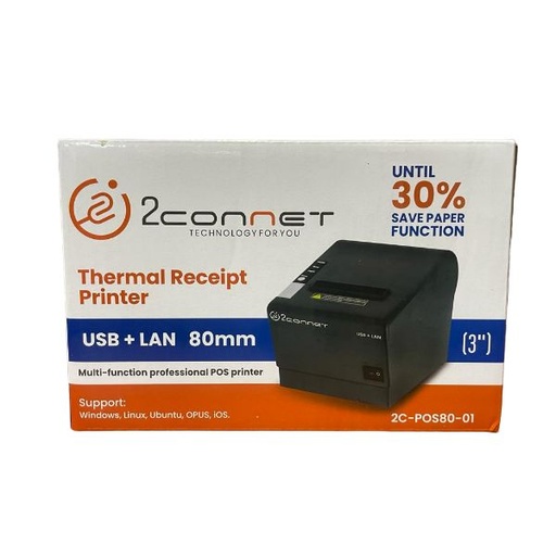 [2C-POS80-01] 2CONNET IMPRESORA 2C-POS80-01 USB +LAN 80MM